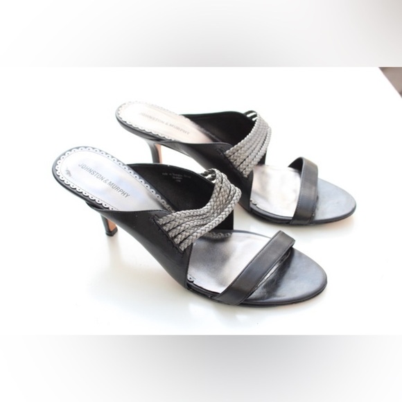 NWOT Johnston & Murphy heeled sandals - Picture 3 of 13